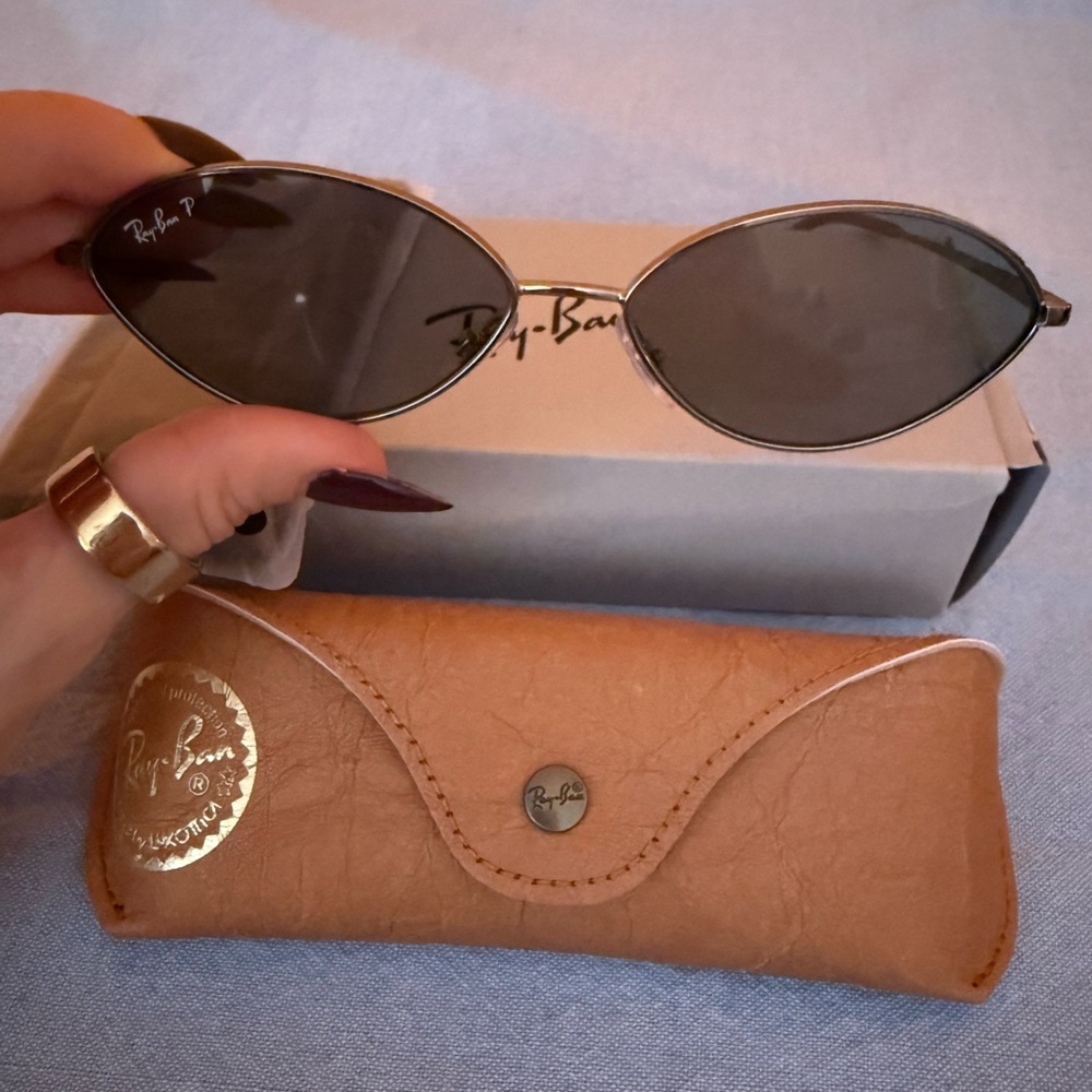 Ray-Ban Silver Cat-Eye Sunglasses